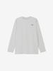 North ES 66 Graphic Tee White Mix Gray Size S [The Face] Long-Sleeve