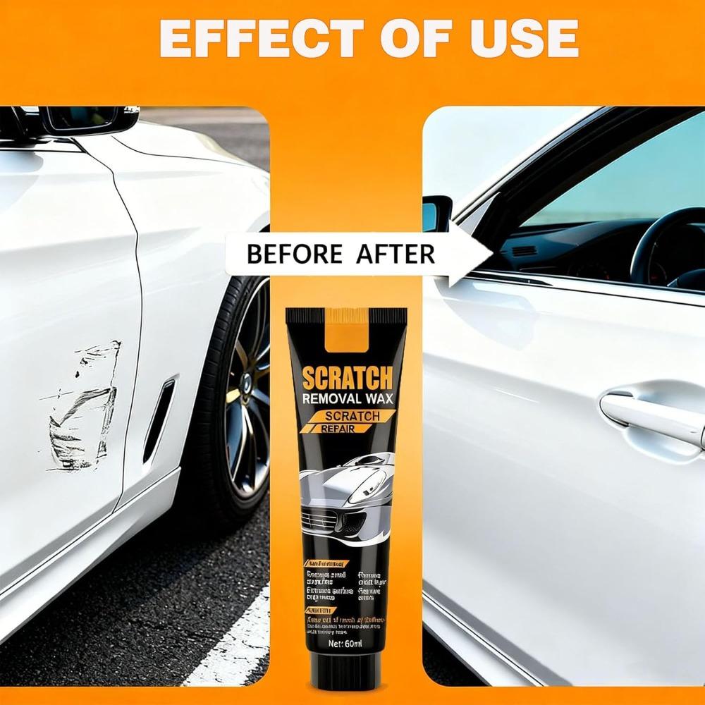 2026 New Car Scratch Removal Wax, Scratch Remover for Vehicles, Car Paint Scratch Repair Paste for Light Scratches