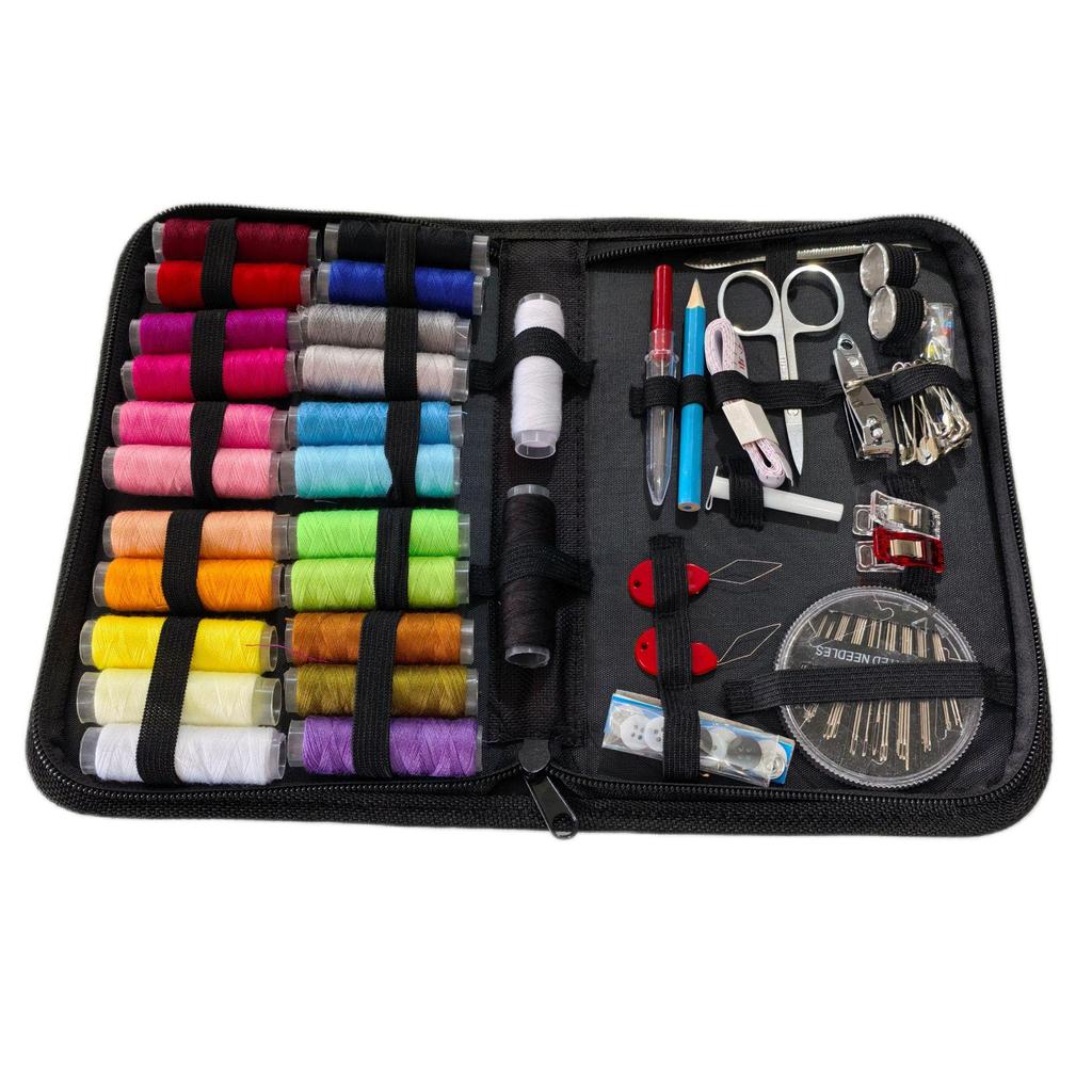 Portable Needle and Thread Kit - Home DIY Sewing Tool Set, Household Sewing Box