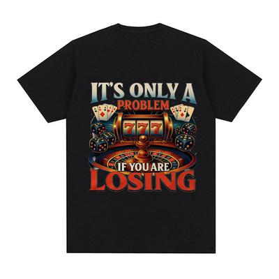 2026 New Slot Machine 777 Graphic 100%cotton Men's Shirt Shirt Y2K Harajuku Style Summer Women's Fashion Oversized Streetwear