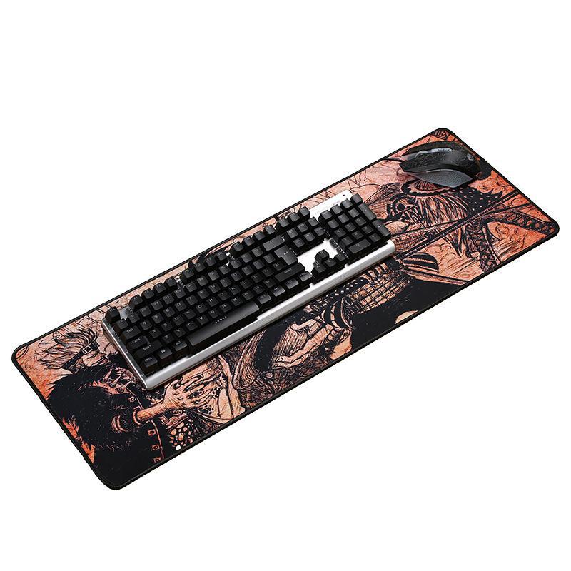 Large Non-Slip Rubber Mouse and Keyboard Mat - Cartoon Gaming Desk Pad