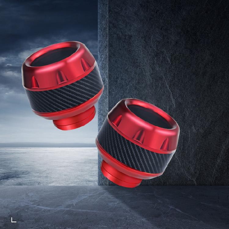 2Pcs Motorcycle Front Fork Cup Alloy Front Wheel Crash Protector Anti-fall Frame