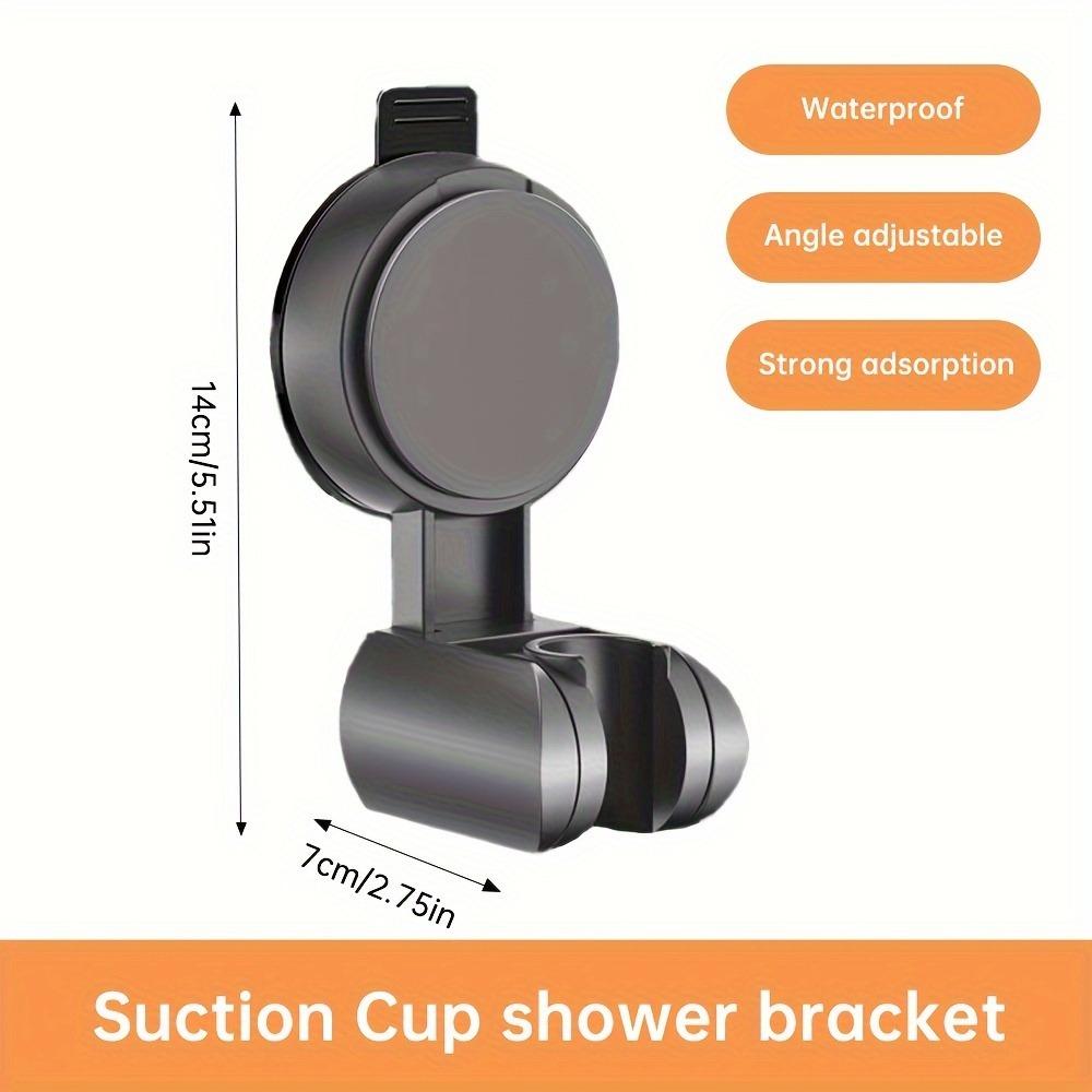 Musurjoy Adjustable Suction Cup Shower Head Holder - No-Drill, Removable Bathroom Accessory,