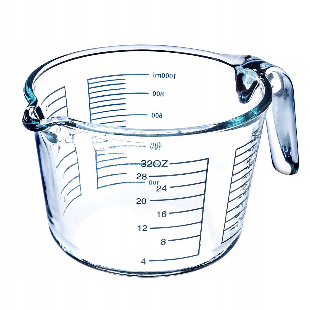 KADAX Kitchen Measuring Cup Pitcher Mug With Measuring Scale Container Glass