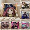 B-Bodacious Space Pirates Cushion Cover Silky Short Plush Sofa Pillow Cover Hidden Zipper Soft Dustproof Case for Home Decor