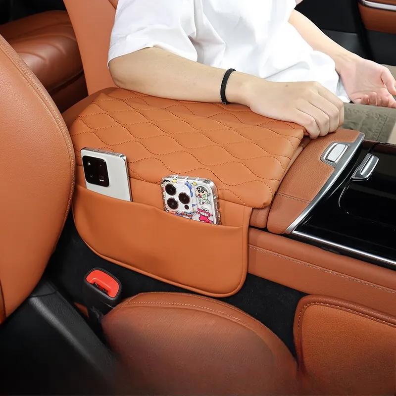 Suitable for Mercedes-Benz S-class Armrest Box Mat S400L4500 Maybach S480 Armrest Heightening Cushion Car Interior Protection