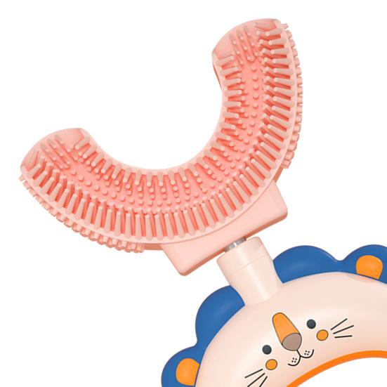 Periuță Orală Potrivire Perfectă Compactă Silicon în formă de U Periuță de Dinți pentru Copii pentru Uz Casnic