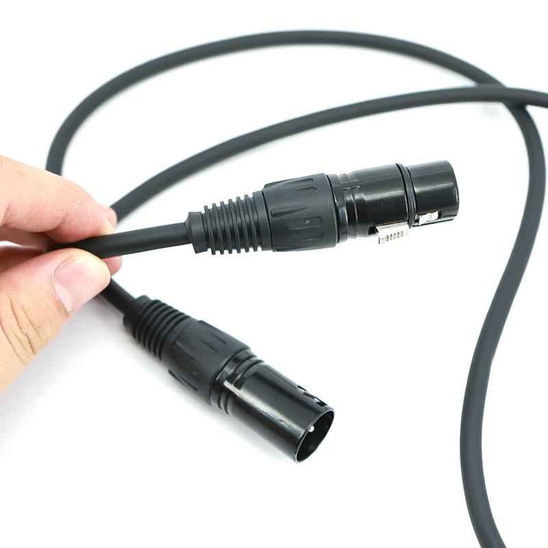 1m 2m 5m XLR Mic Cable 3-Pin XLR Male To Female Microphone Audio Extend Cable Balanced AMP Patch Cords for Mixing Boards Pro