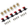 Carburetor Filter Cutoff Shut Off Valve Clamp Kit for Garden Brush Cutter Lawn Mower Accessories