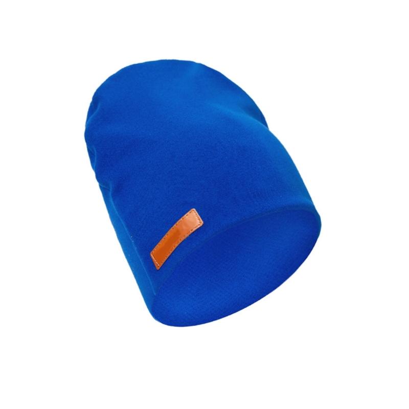 Artificial Cashmere Infant Beanie Cap Soft Breathable Baby Hat Windproof Ear Protections Pullover Bonnet Cap Solid Color