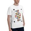 Pik Dame Herren T-Shirt Oversized T-Shirts Herren Rundhals Baumwolle T-Shirts Kurz Sommer Herren