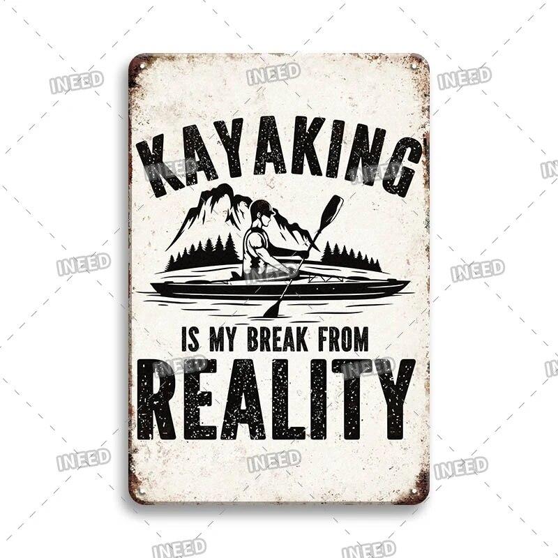 Funny Sentence Tin Sign Decorative Vintage Shabby Metal Sign Decor Metal Plate for Garage Man Cave Bar Pub Home Wall Decor