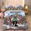 Anime Plants vs Zombies Duvet Cover Pillowcase Bedding Set Kids Boy Girl Bedroom Decoration 2/3piece set Single Double full Size