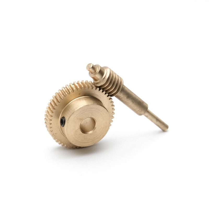 0.5M 20/30/40/50/60 Teeth Copper Worm Shaft Gear Combination 1:20 1:30 1:40 1:50 1:60 DIY