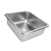 RV Sink 304 Stainless Steel Versatile Large Capacity Rectangular Kitchen Wash Sink for Caravan Motorhome Boat Camper