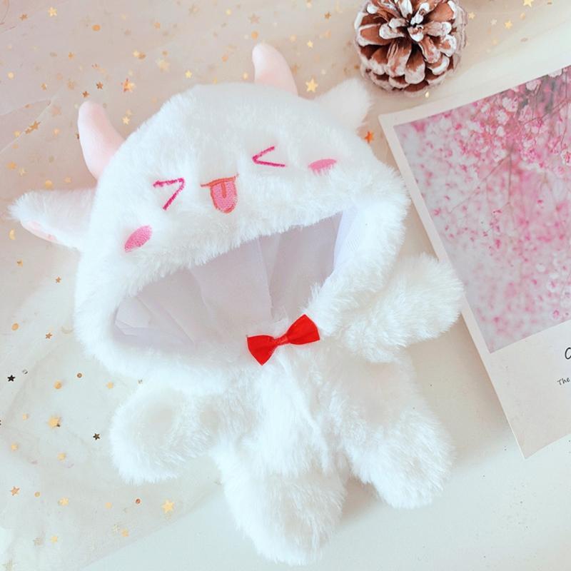 8in Plush Dolls Plush Cloak/Bag for Girls Dollhouse Role for Play Game DIY Toy Accessory Party Supplies Great Christmas