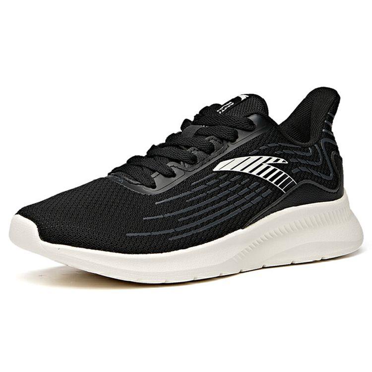 Anta Comfortable Casual Low-Top Running Shoes Women Sneakers Black Gray White 122115577-1