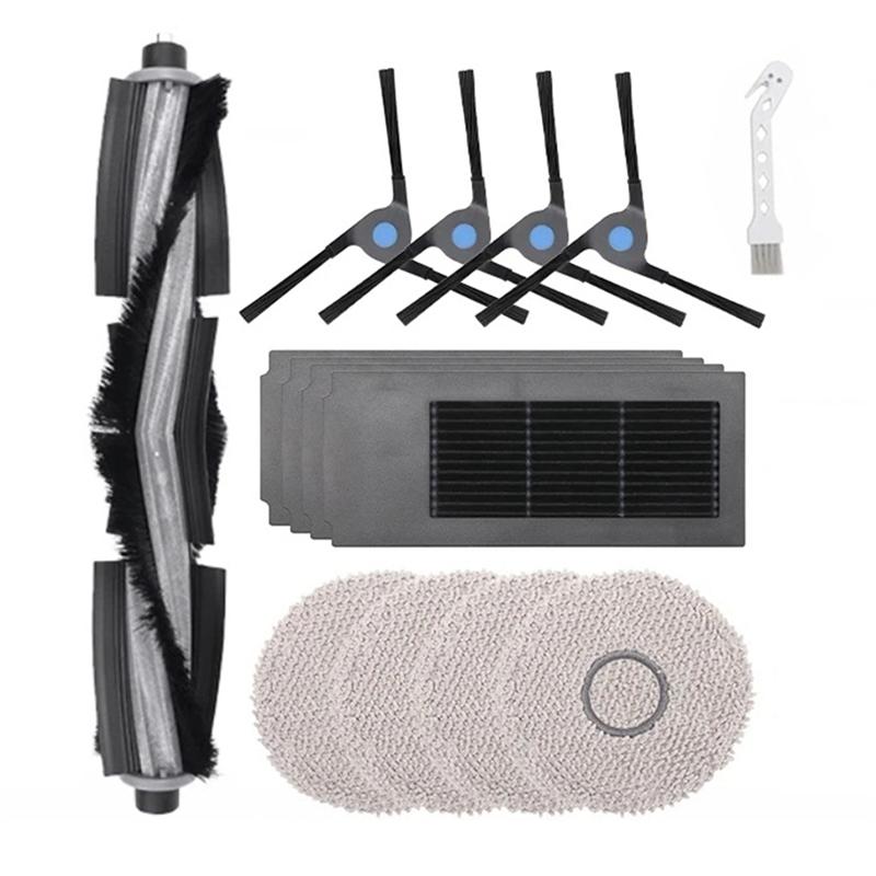 

AEE4-For Ecovacs Deebot X2/X2 Omni/X2 Pro Robot Vacuum Cleaner Roller Main Side Brush Hepa Filter Mop Cloth Spare Parts