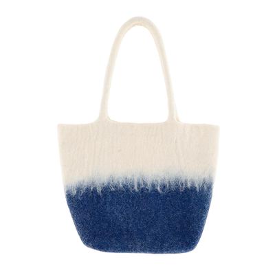 Mini Nepalese Square Gradient Fair Trade 0395020700 Bag, Bag, Blue, Handmade, Product,