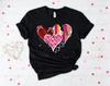 Valentines Day TShirt Beautiful Watercolor Heart Shirt Valentines Days Shirt Valentines Day Gift Womens Valentine Gift Tee