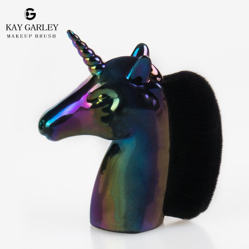 

Кисть для макияжа «Единорог» из розового золота: Цветная рассыпчатая пудра и средство для красоты ногтей OPP Bag