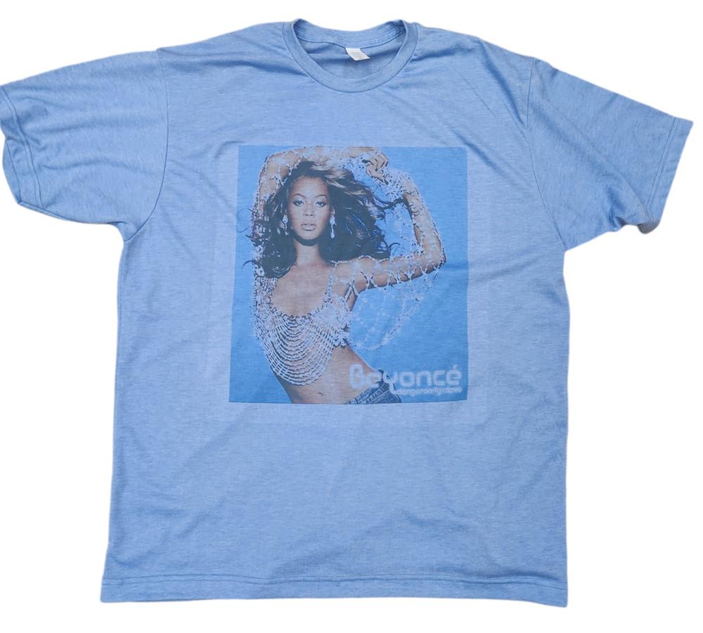 Beyonce dangerously in love Tshirt vintage blue color Unisex T-Shirt XXL