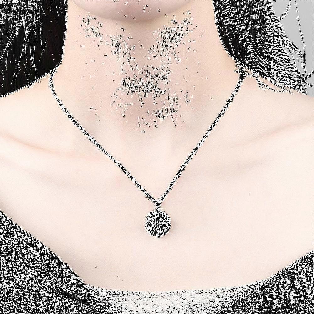 Sun Moon Star Couple Necklace Pendant Projection Necklace