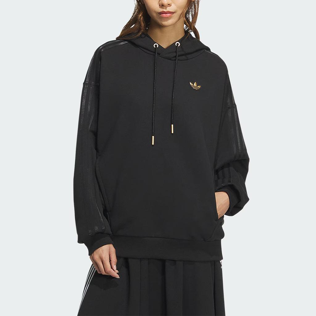 Adidas Originals New Lunar New Year Snake Year Limited Edition Sports Hoodie Unisex Hoodies Black KA0819