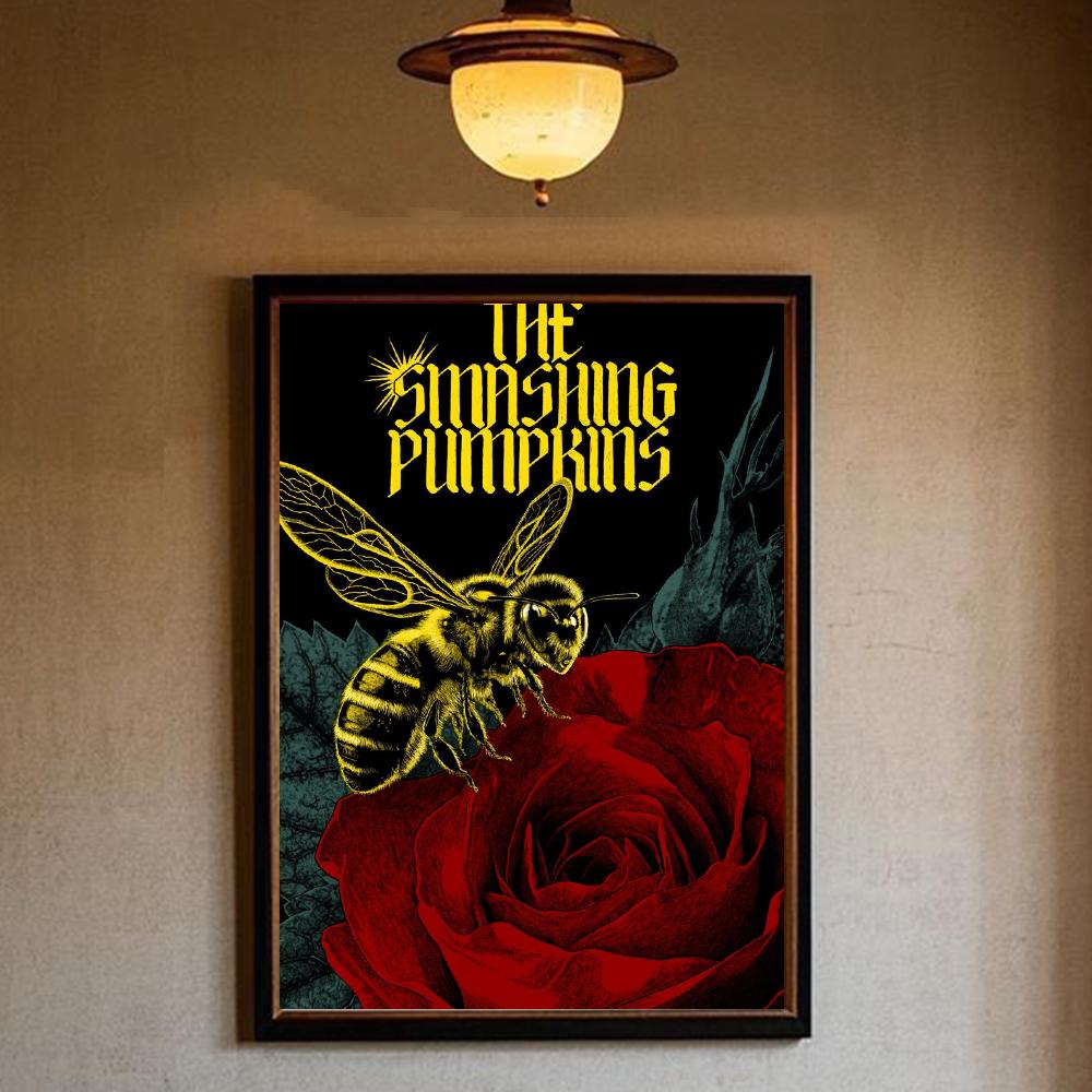 Plakat Zespołu The Smashing Pumpkins HD art samoprzylepny na ścianę wodoodporny do domu salonu sypialni baru estetyczna dekoracja