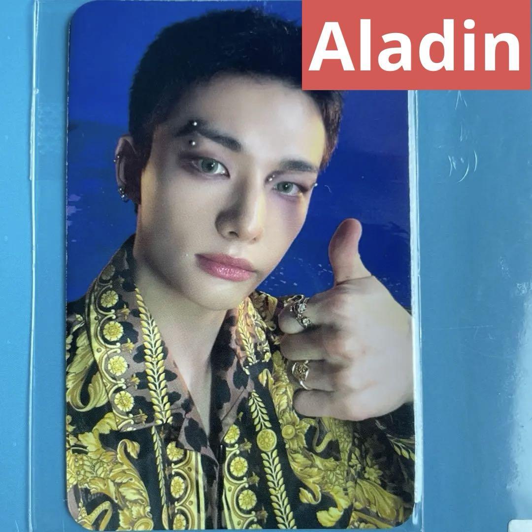 

[USED] Hyunjin Stray Kids Karma Aladdin Bonus Trading Card Lucky Drop