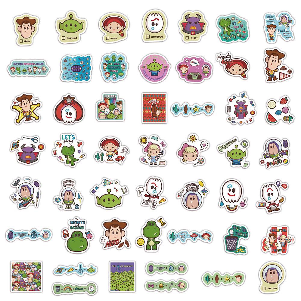 10/30/50pcs Cute Cartoon Graffiti Stickers for Laptop Phone Diary Cool Anime Waterproof Decoration Sticker Gift