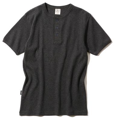 DAILY RIB HENLYNECK TEE 6143504 Men's S Charcoal