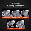 High Quality 5 Modes Round Rain Shower Head with Hose Sets Shower Holder for Bathroom Shower Accessories Douche