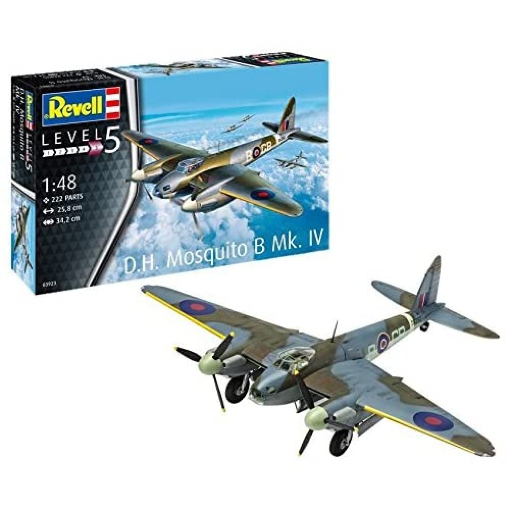

German Revell RAF Mosquito Bomber Plastic Model Kit 03923 1/48 Mk.4