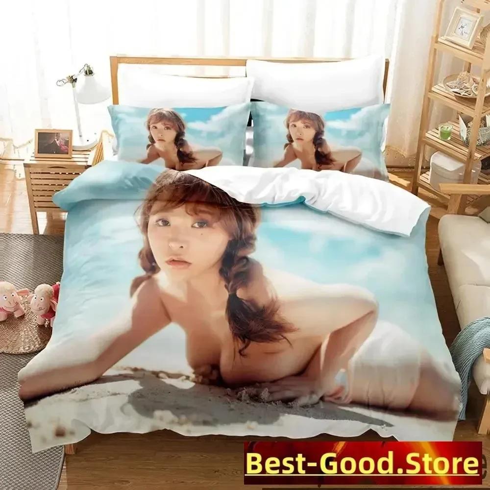 Sexy Y2K Girls Sexy Bedding Set Boys Girls Twin Queen King Size Duvet Cover Pillowcase Bed boys Adult Home Textileextile
