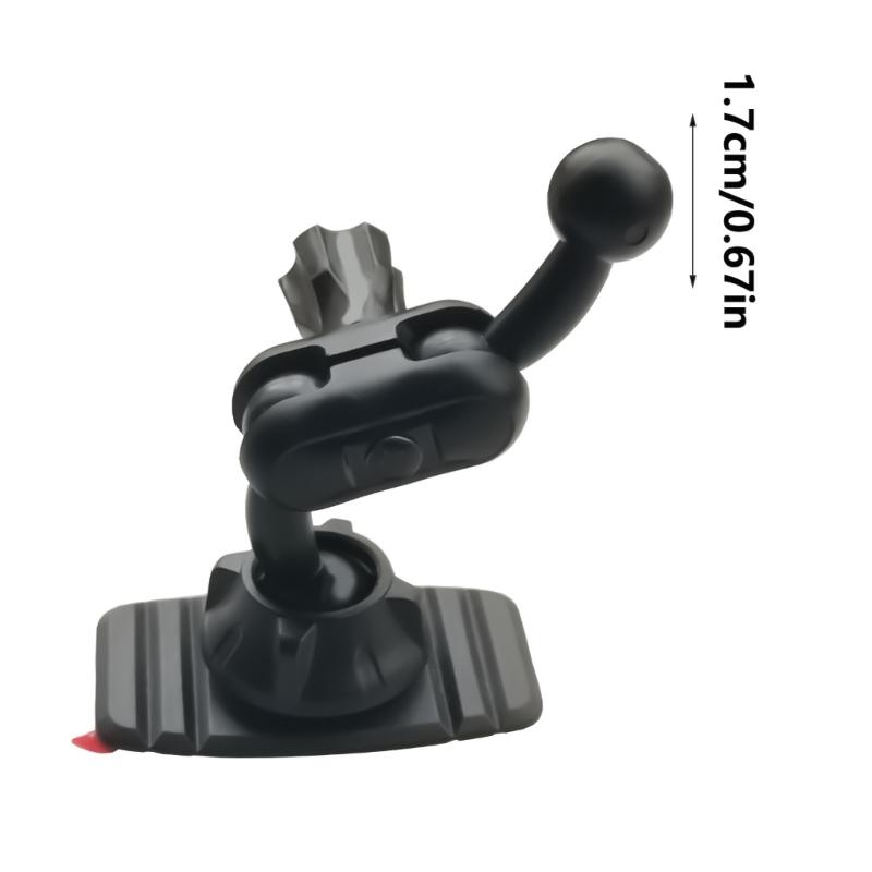 Ergonomic Adjustable Car Phone Mount Extender Stand 17mm Ball Joint Suitable for Dashboard Vent Clamp Navigation Devices