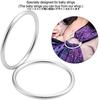 Set of 2 Baby Carrier Aluminum Fittings for Securely Carrying a Baby Baby One Size Fits No Baby Gift for Babies Fasteners, Sling, Infant/Toddler,