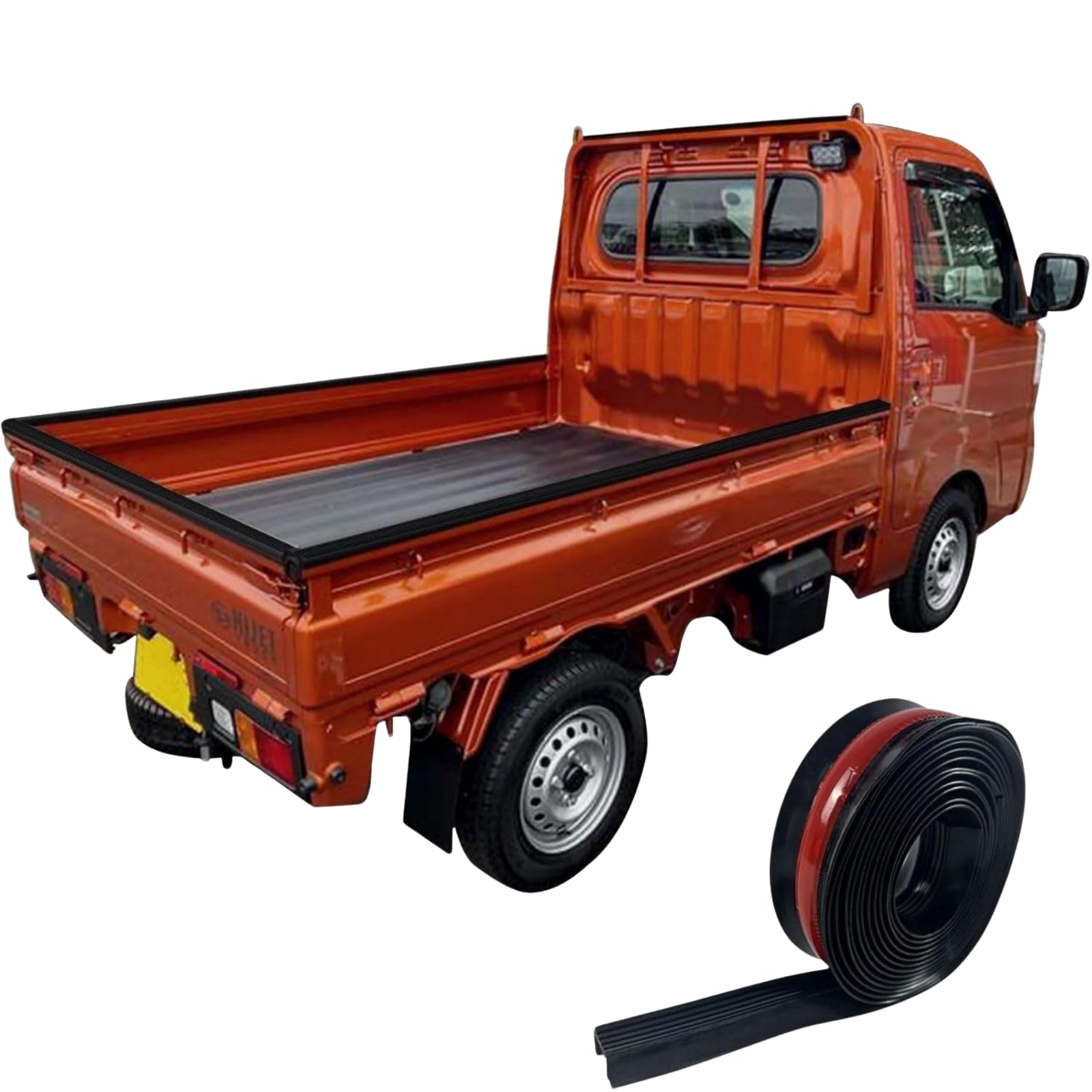 

Azmio Light Truck Custom Parts Gate Light Truck Side Guard for Hijet Truck cargo bed torii Protector, (for + gate) [Product]