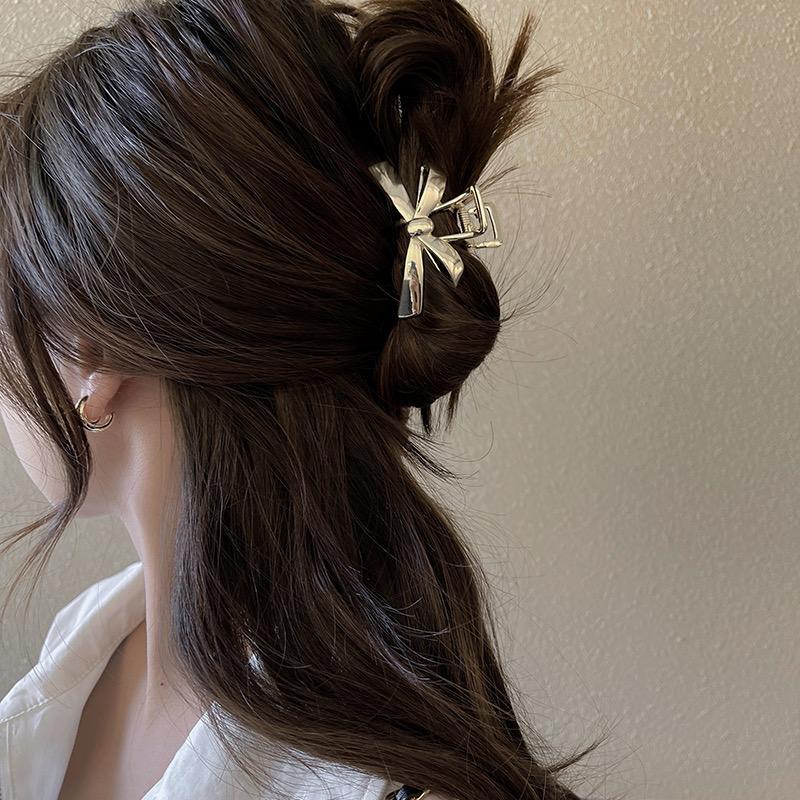 

Mini Metal Bow Hair Claw Clip Women Summer Headwear