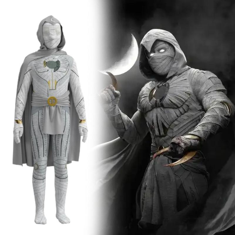 Moon Cosplay Knight Costume Suit Role Playing Halloween Party Stage Performance