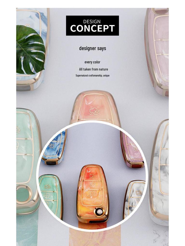 Stylish Ford Key Case for Fiesta, Ecosport, Mondeo, and Victory - Full Protection Cover