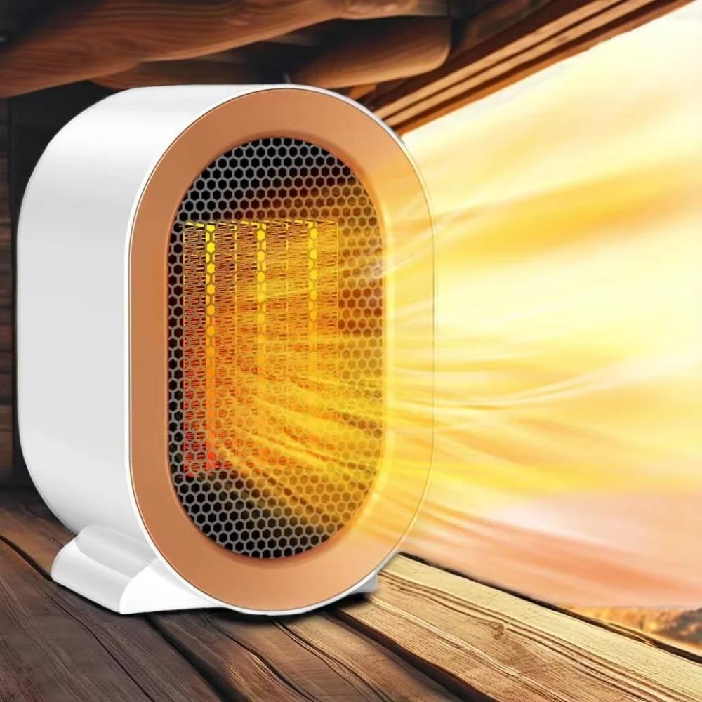 Fast Heat Heating Warm Air Blower Oval Electric Heater Mini Hot Air Fan  Bedroom