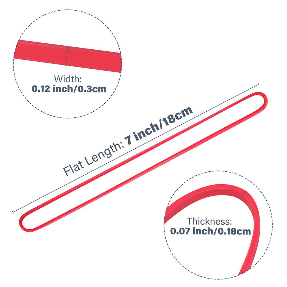 

170 шт. Різнокольорові гумки для офісу, школи, дому. Міцна еластична петля. Канцелярські товари. Ширина 0,12 дюйма. Організація United States