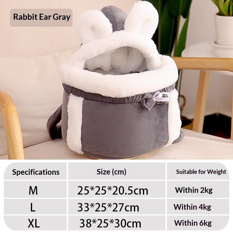 Pet backpack for outdoor activities large capacity for small and medium-sized dogs cats portable backpack for travel and hiking
