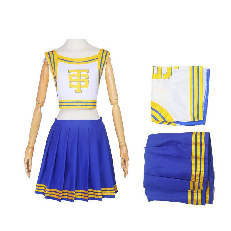 Taylor Swift Cheerleader Cosplay Costume For Anime And Gaming Events With Polyester Fabric