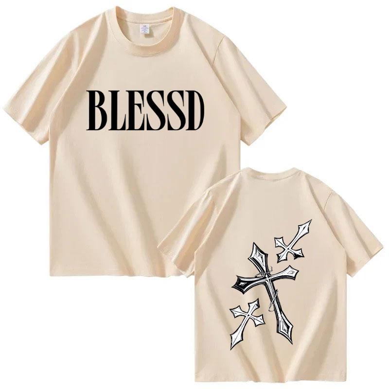 

In 2025, The Rapper Wishes Harajuku A Hot-selling, Fashionable and Trendy Summer Printed 100% Pure Cotton Loose Casual T-shirt 4XL
