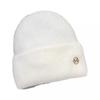 New Knitted Hat for Women Korean Version  Winter Velvet  Thickened  Warm Trendy  Fashionable Lettered  High End Woolen Hat