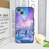 Creative Art Starry Sky Penguin Oil Painting Phone Case for iPhone 17 16 12 11 14 13 15 Pro Max Mini XS MAX XR 7 Plus Soft Cover