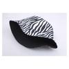 Fisherman Hat Women Zebra Pattern Sun Shade Summer Bucket Hat For Casual Wear