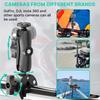 Double Clip Crab Clamp Handlebar Mount for GoPro Insta360 One X2 X3 Sports Camera Accessory Motorcycle Bicycle Compatible